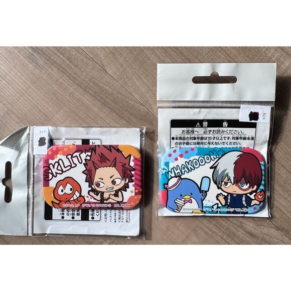My Hero Academia Sanrio Pin Button Can Badge Todoroki Sam Eijiro WeAreDinosaurs - Picture 1 of 4